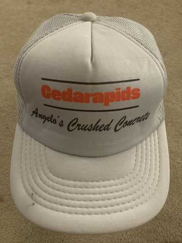 Trucker Hat × Vintage Cedarapids Angelos crushed … - image 1