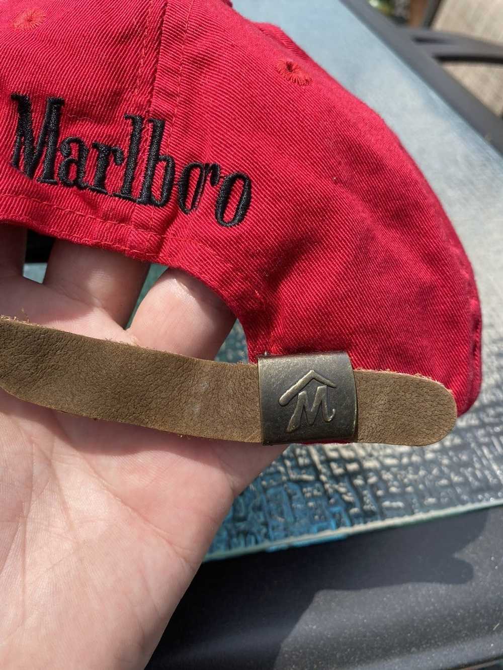 Marlboro Vintage marlboro strapback hat red - image 5