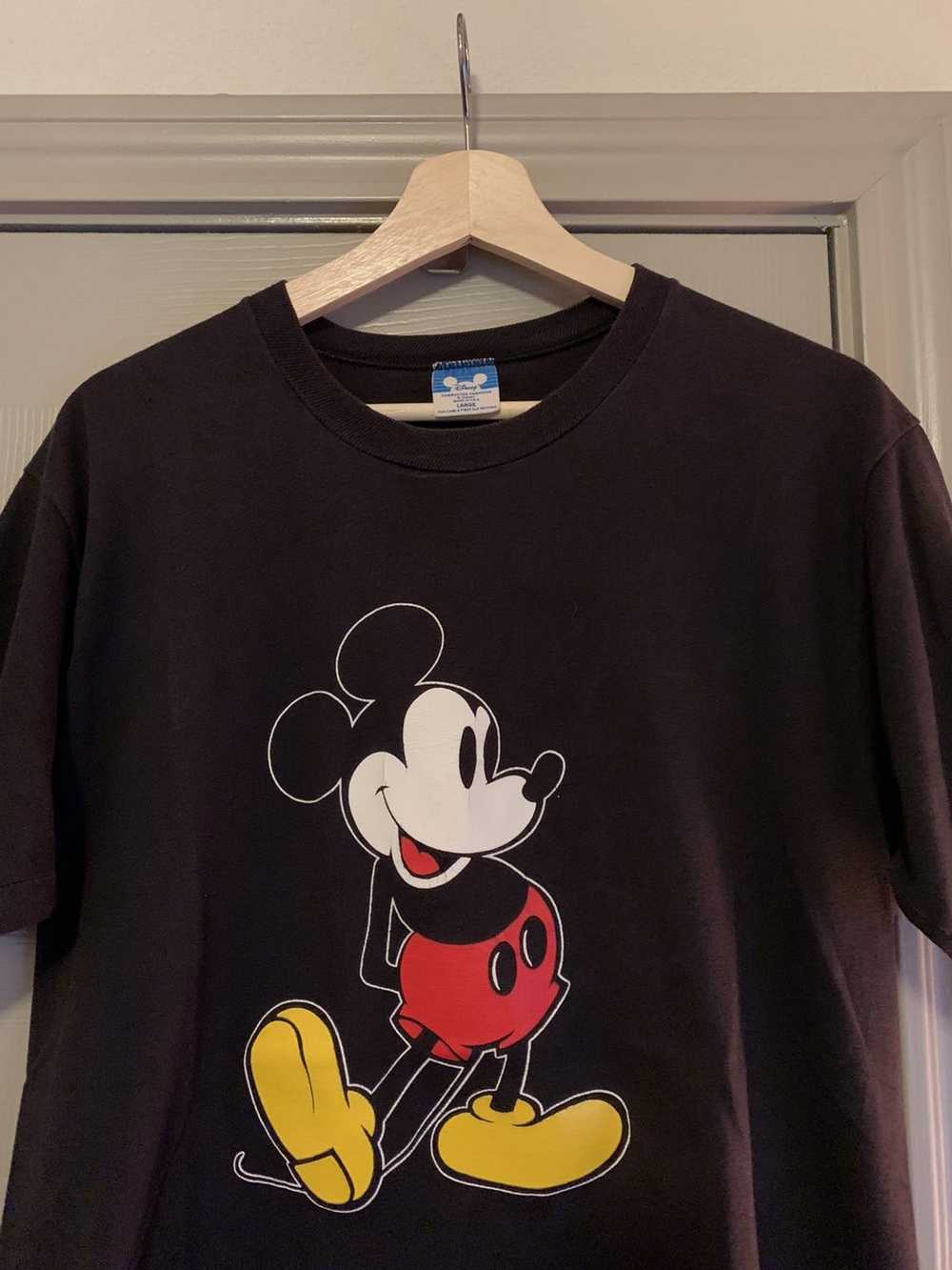 Mickey Mouse × Vintage Vintage 1990 Mickey Mouse T Sh… Gem