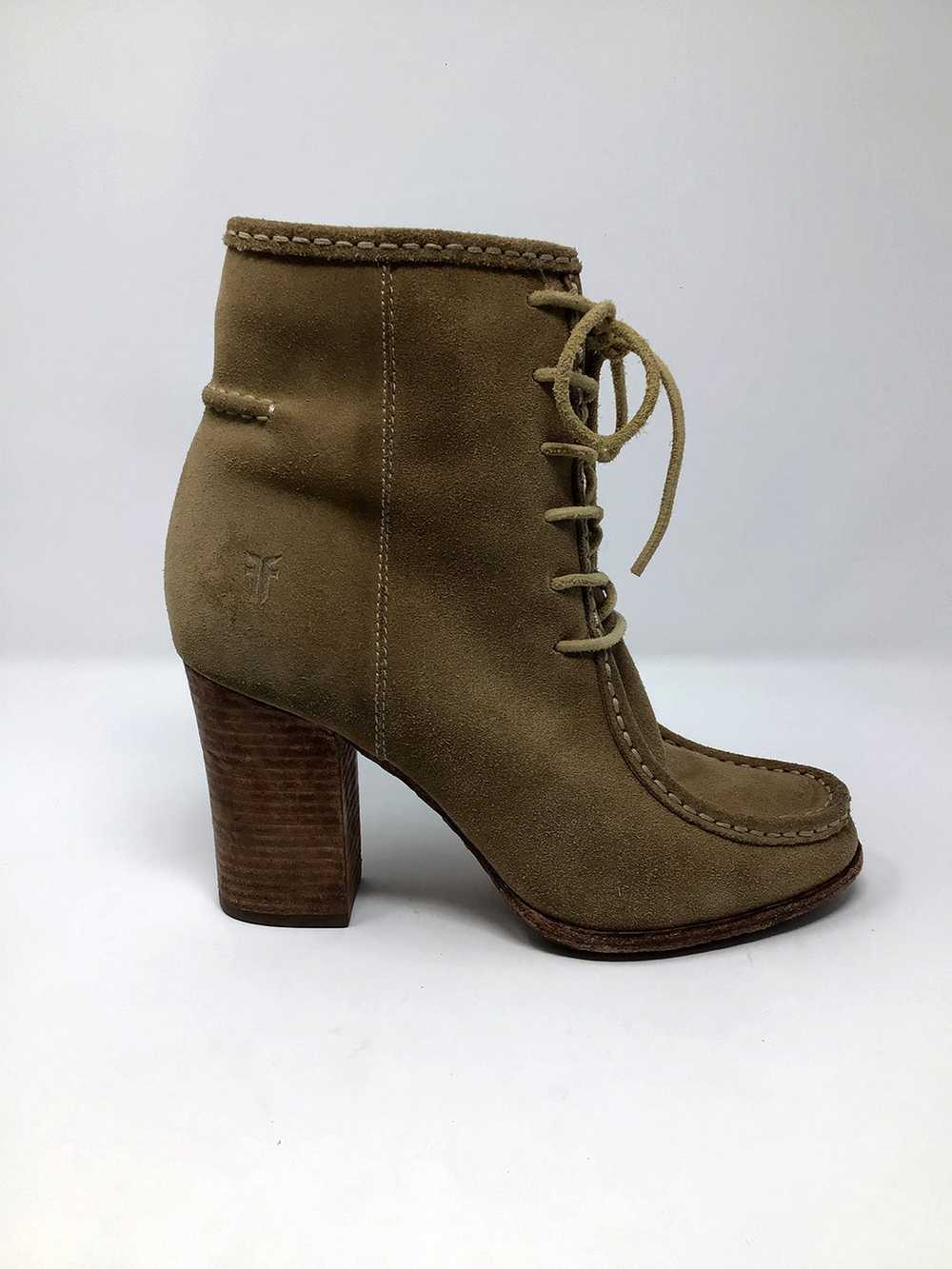 Frye Size 8.5 Light Brown Suede Ankle Boots - image 2