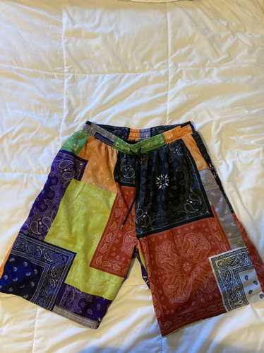 Custom Custom Bandana Print Shorts