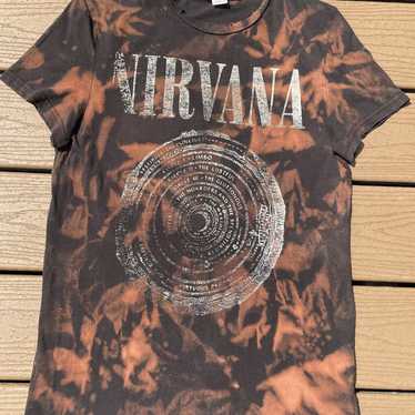 Nirvana Nirvana Acid Wash Band Tee - XS - image 1