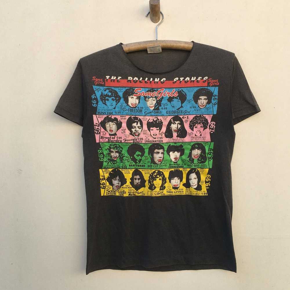 Rock T Shirt × Rock Tees × Tour Tee Vintage Rolli… - image 1