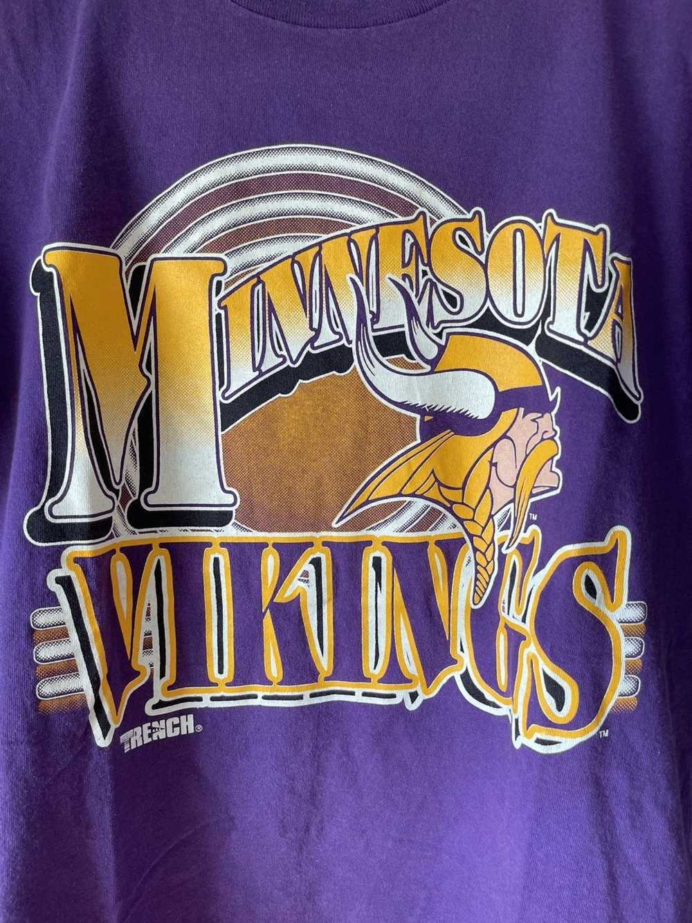 Vintage Minnesota Viking Graphic T Shirt - image 5