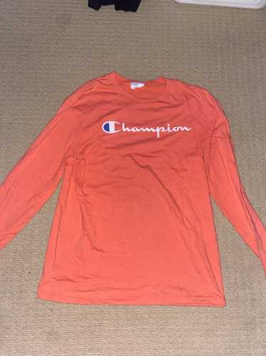 Champion Champion Long Sleeve T shirt Pink