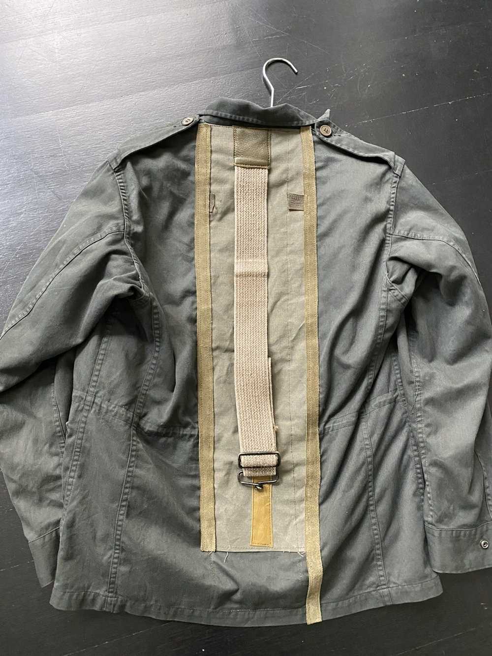 Vintage Patchwork Military Jacket - image 2
