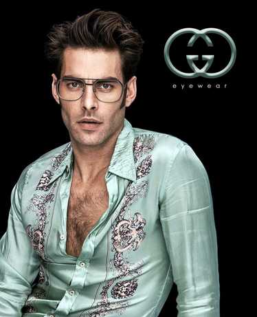 Gucci AUTHENTIC GUCCI SQUARE OPTICAL TITANIUM FRAM