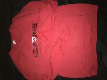 Guess Vintage Guess Jeans red pull over - image 1