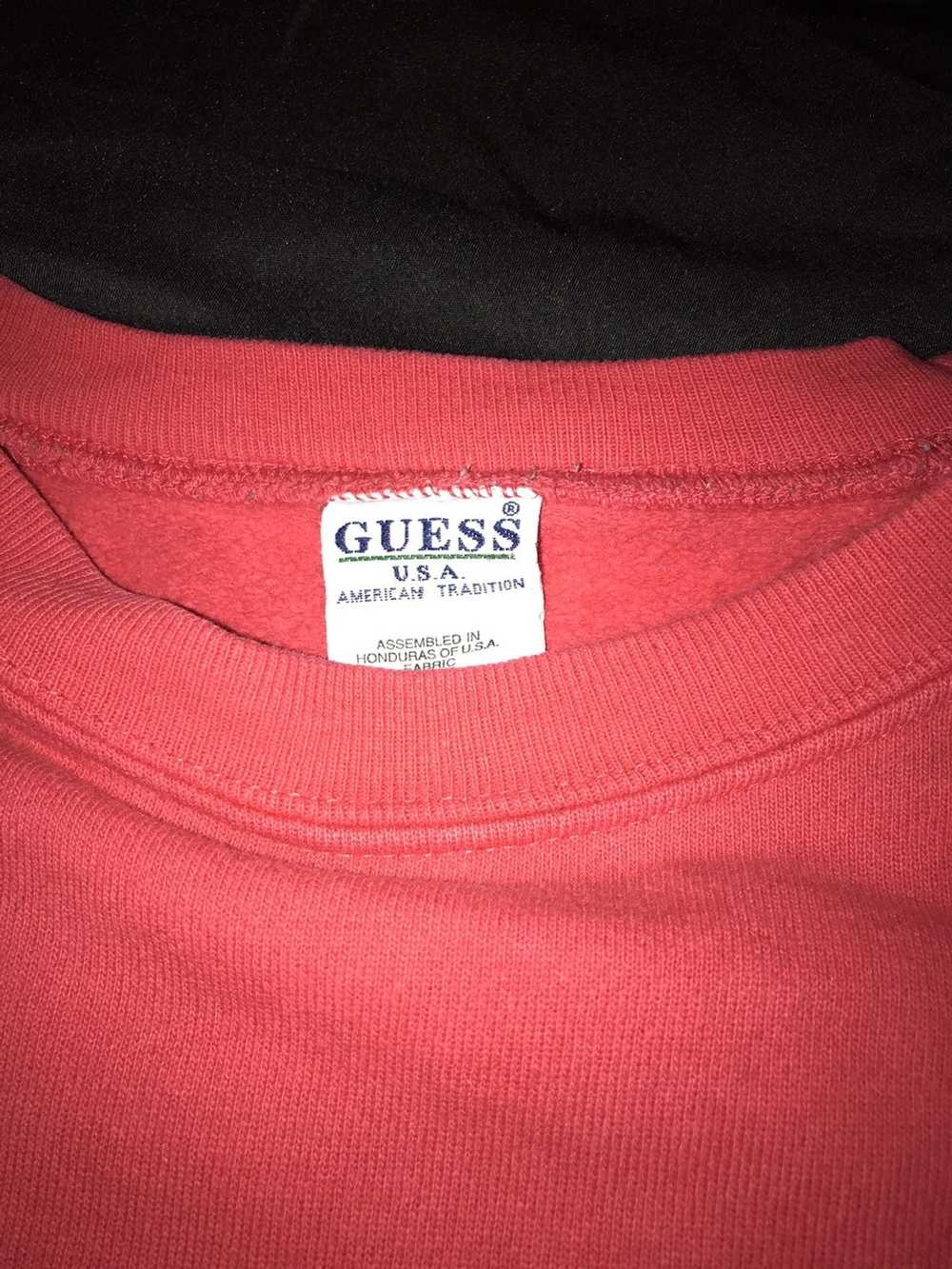 Guess Vintage Guess Jeans red pull over - image 2