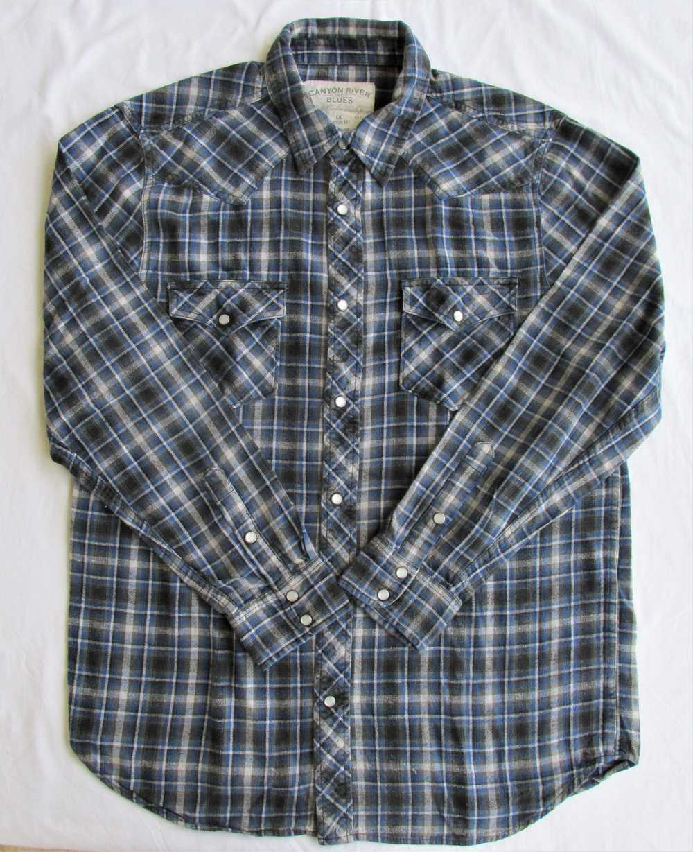 Other Canyon River Western Cotton Flannel Shirts … - image 1