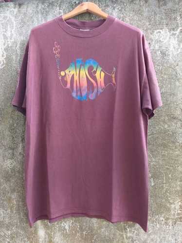 Vintage 90s PHISH Tour Jam Band Shirt Distressed Dead… - Gem