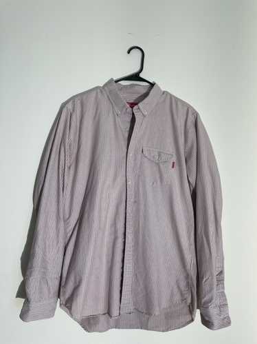 Supreme Pink pinstripe button up