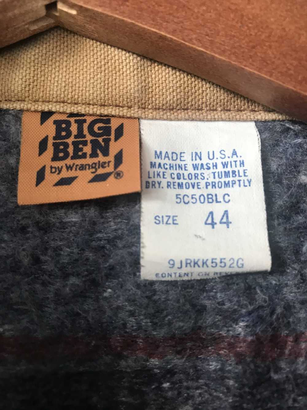 Made In Usa × Wrangler Vintage Sun faded Big Ben … - image 11