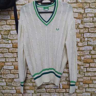 Fred Perry × Vintage VTG FRED PERRY SPORTSWEAR KNI