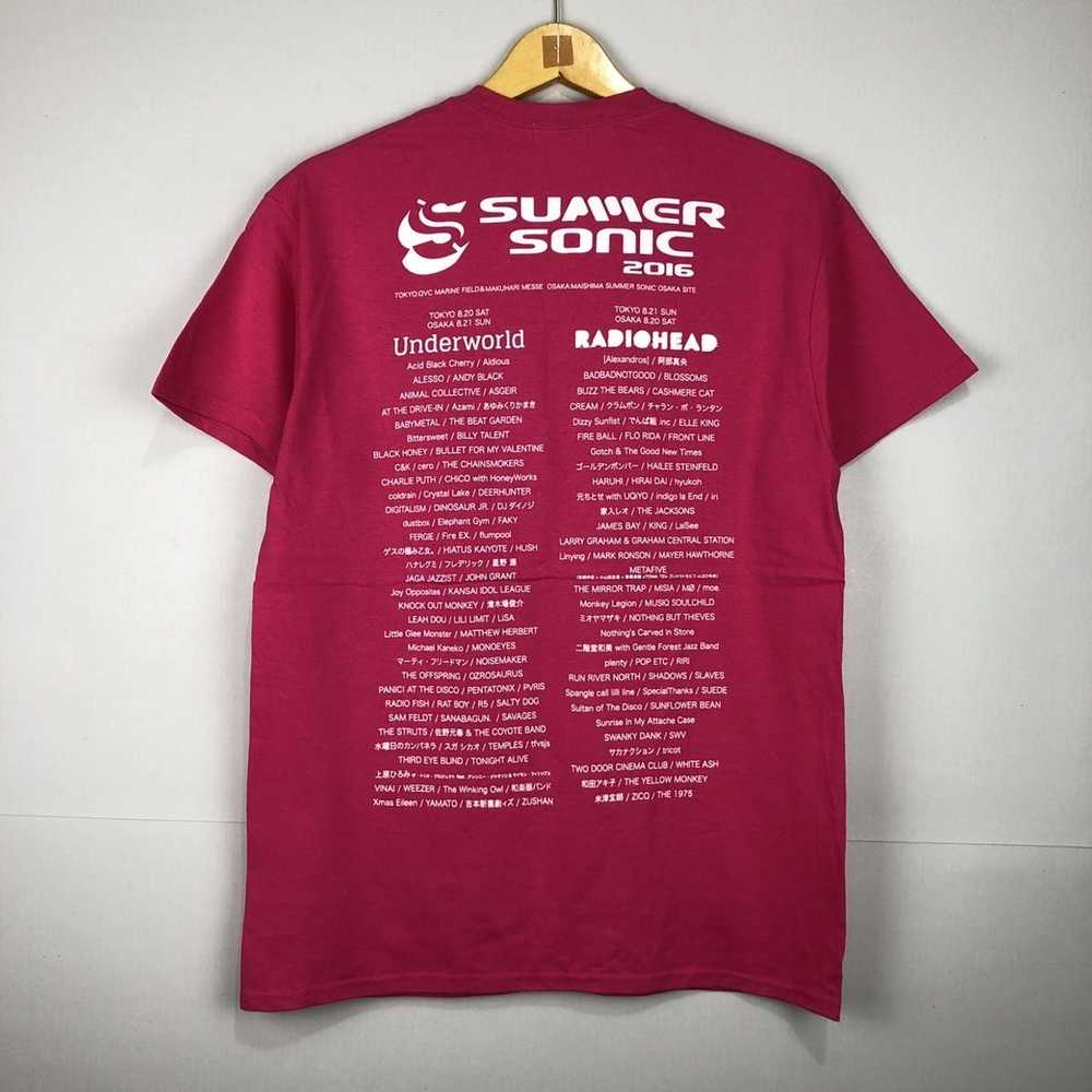 Japanese Brand Summer Sonic 2016 T-Shirt Radiohea… - image 1
