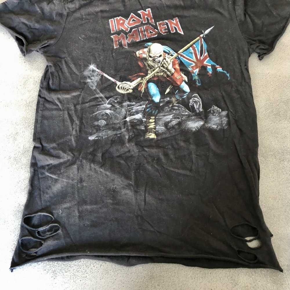 Iron Maiden × Vintage Vintage Iron Maiden Heavily… - image 2