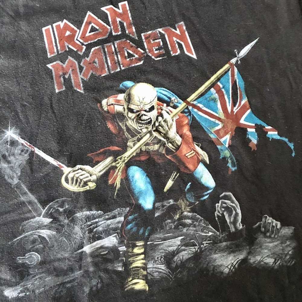 Iron Maiden × Vintage Vintage Iron Maiden Heavily… - image 3