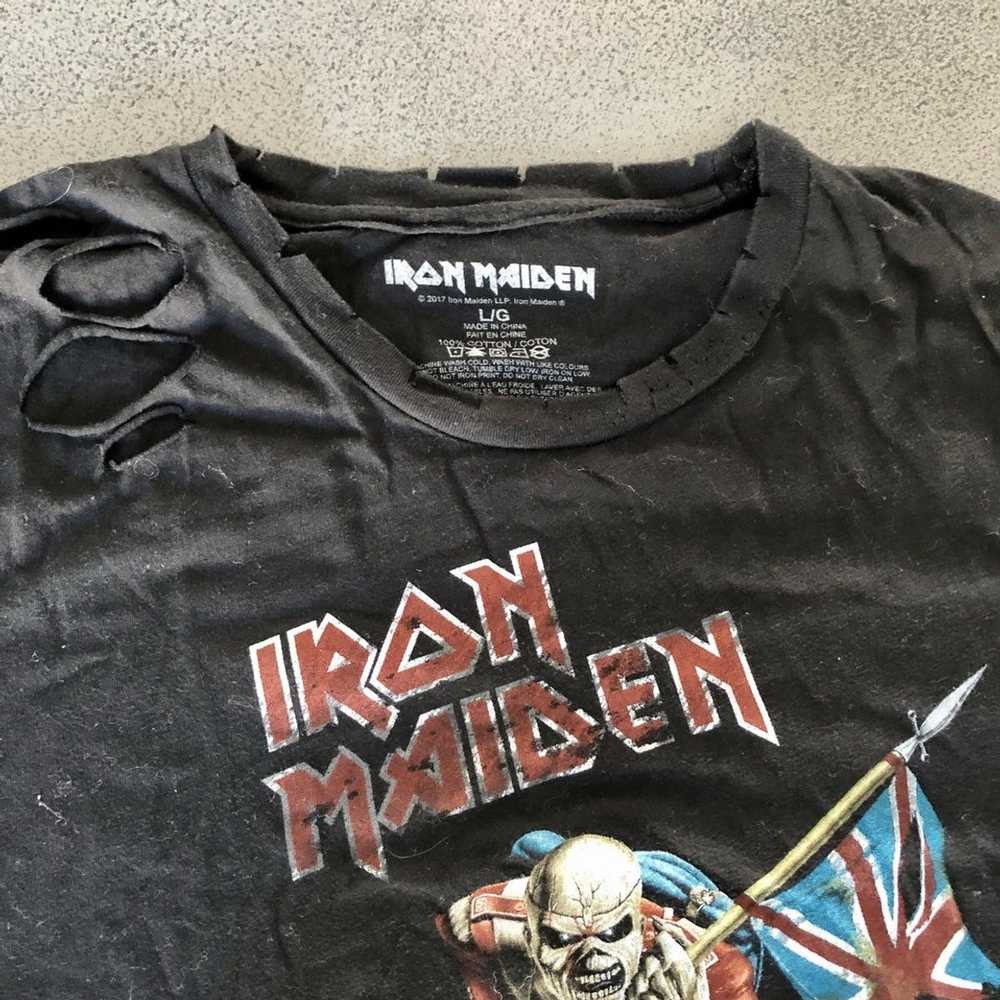 Iron Maiden × Vintage Vintage Iron Maiden Heavily… - image 4