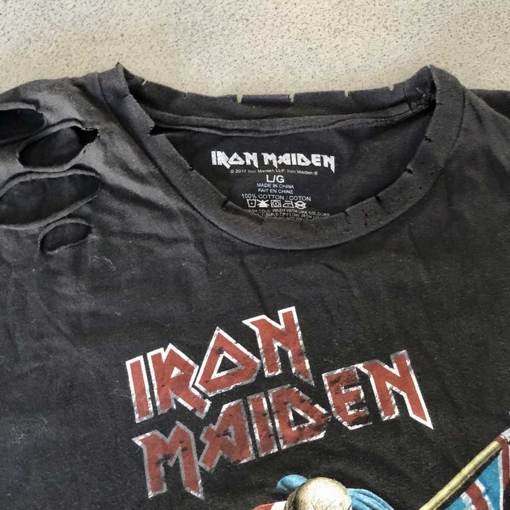 Iron Maiden × Vintage Vintage Iron Maiden Heavily… - image 8