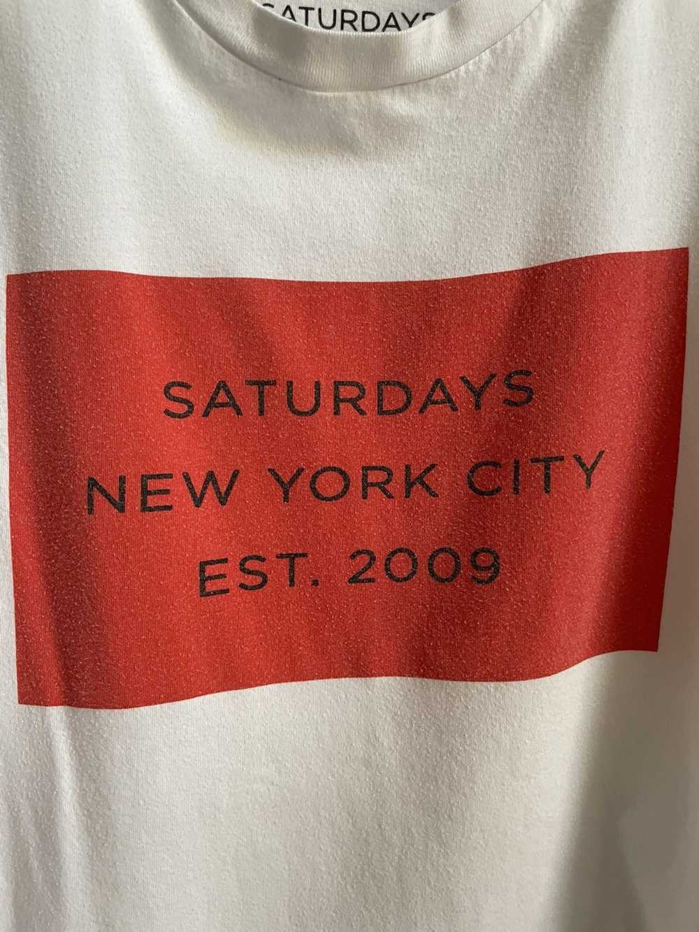 Saturdays New York City Block Logo T Shirt - image 4