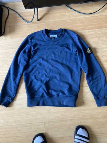 Stone Island Stone Island Blue Sweatshirt Crewneck