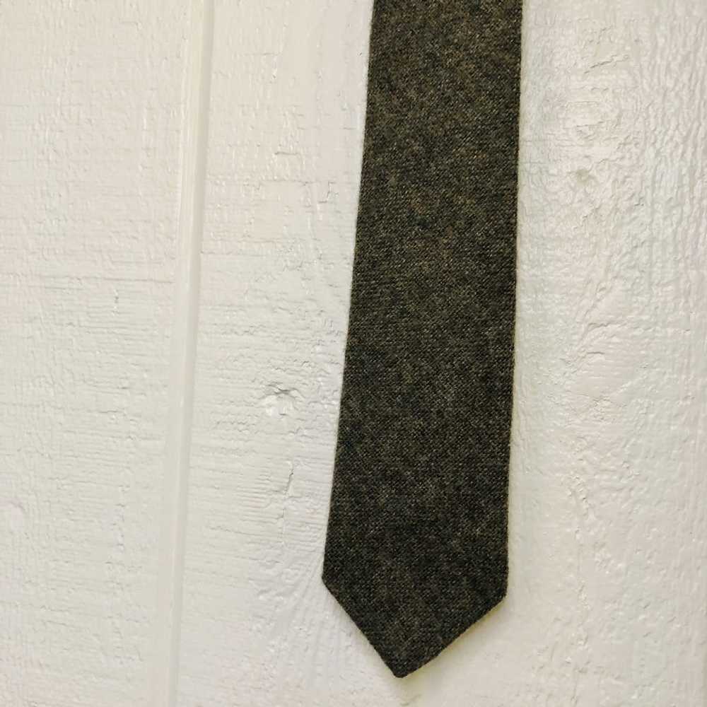 Vintage VINTAGE Wool Tie grey - image 4