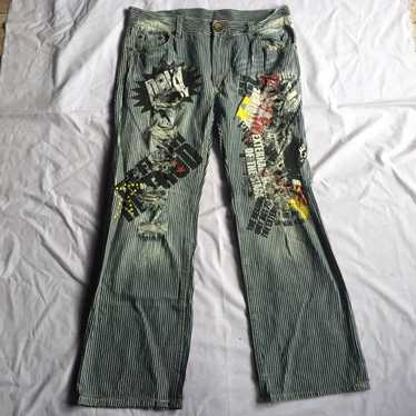 Distressed Denim × Japanese Brand × Vintage Japan… - image 1