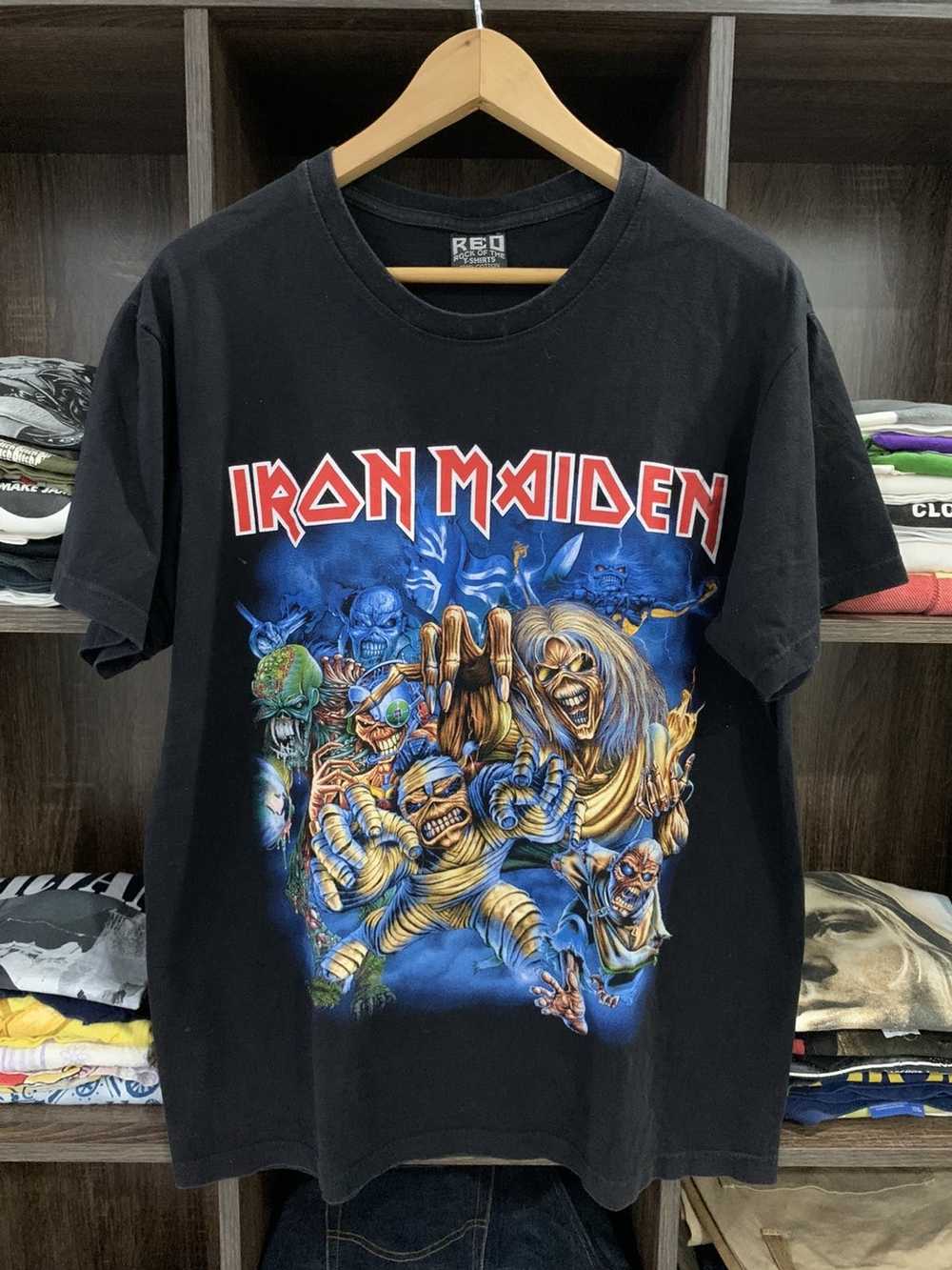 Band Tees × Iron Maiden × Vintage Y2K Iron Maiden… - image 1