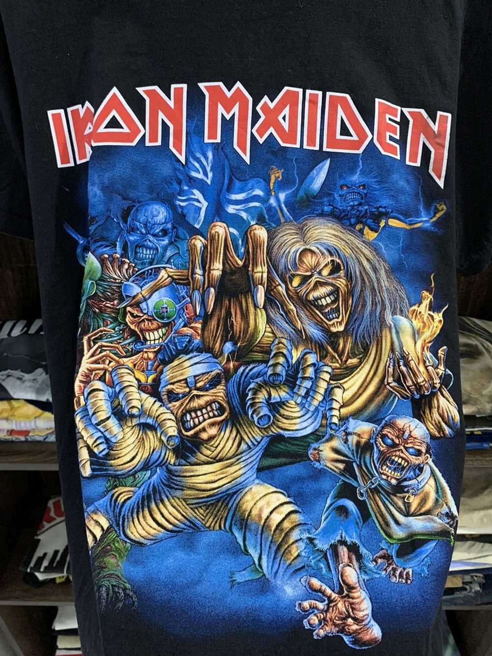 Band Tees × Iron Maiden × Vintage Y2K Iron Maiden… - image 2