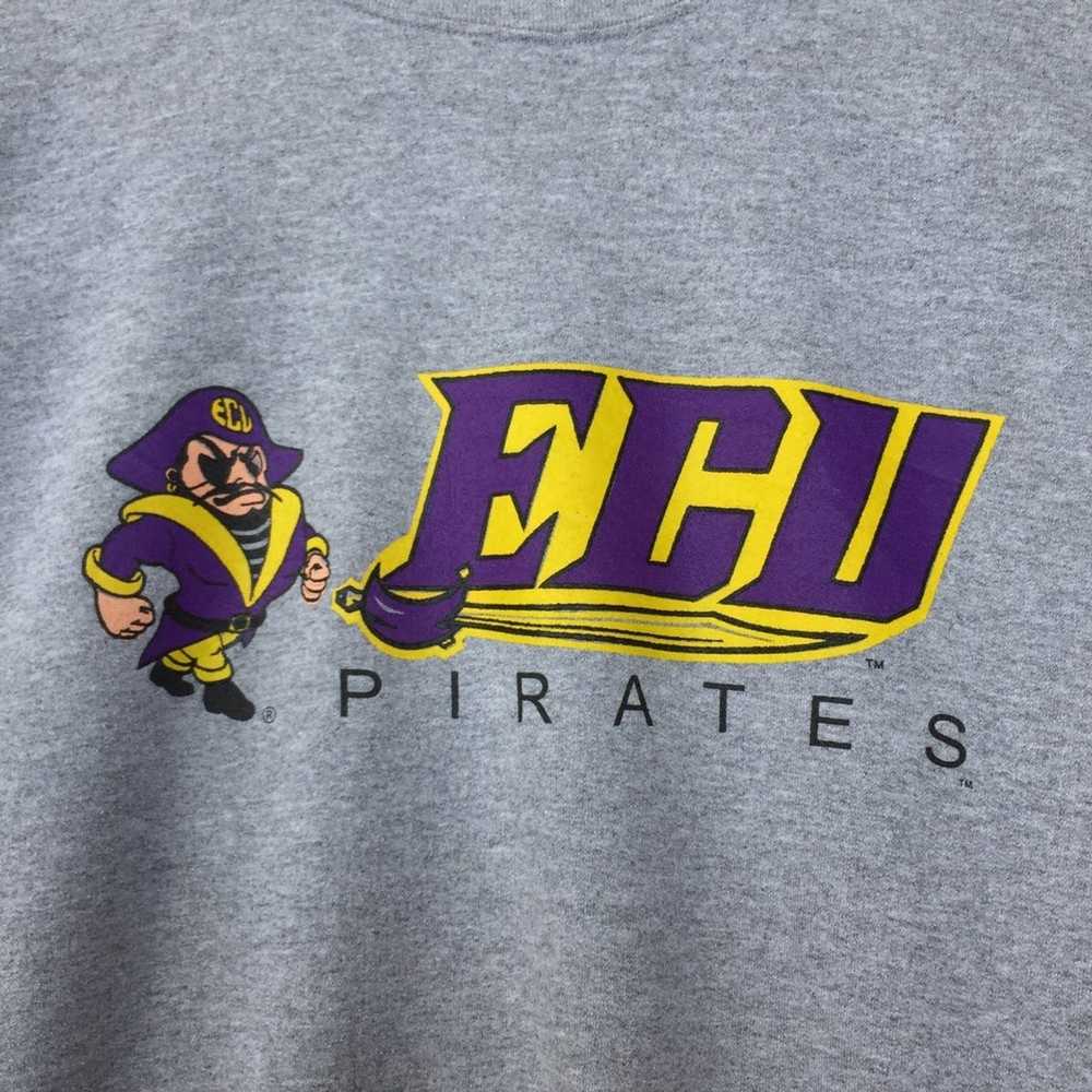 Vintage Ecu Pirates Sweatshirt pullover Jumper Sw… - image 4