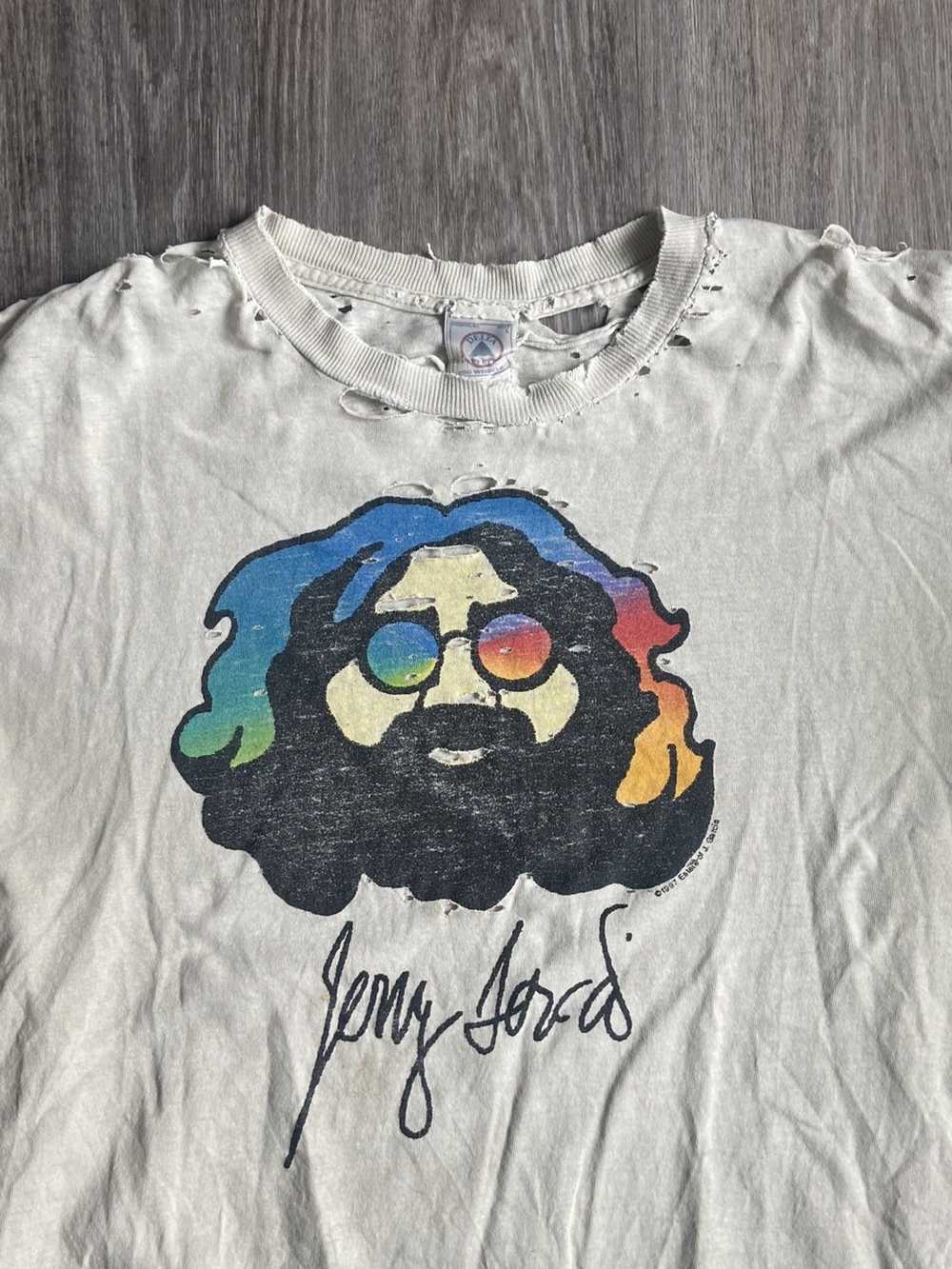 Grateful Dead × Vintage Vintage Jerry Garcia T Sh… - image 2