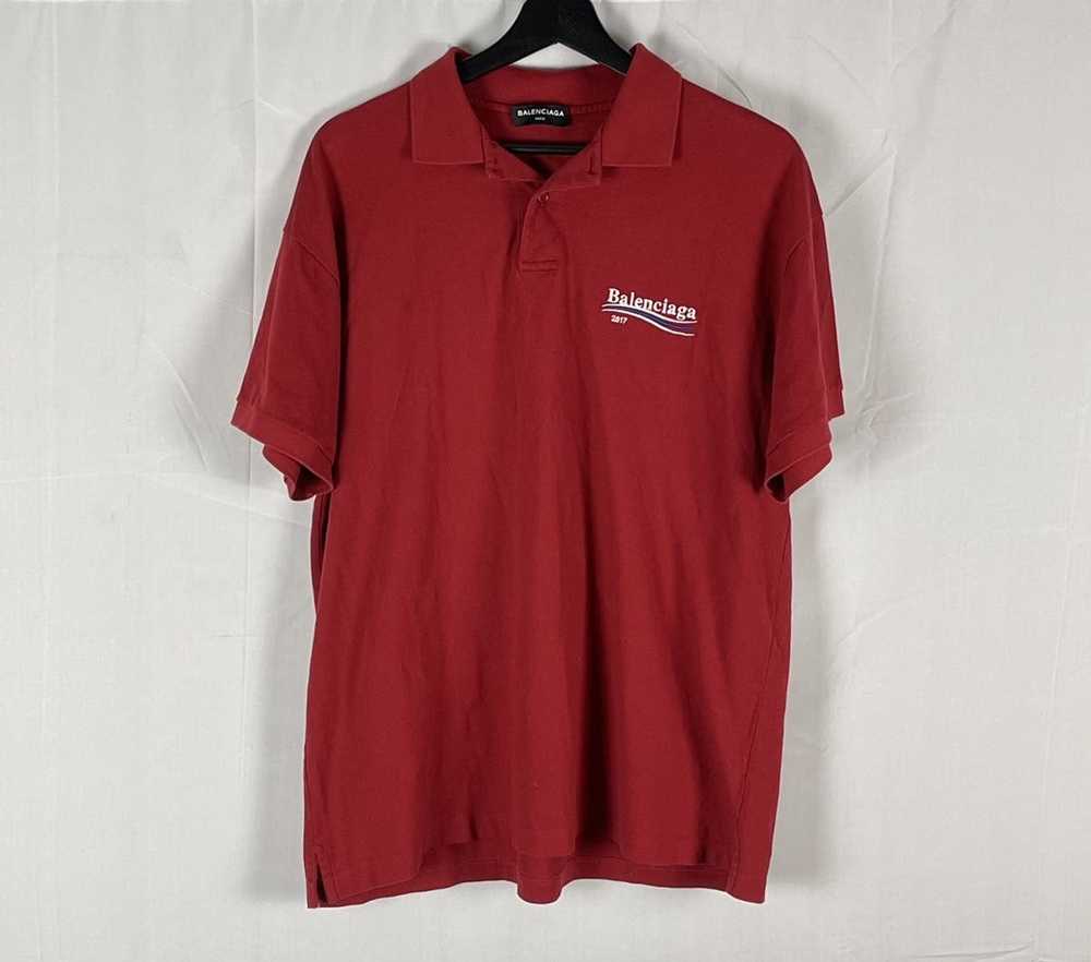 Balenciaga polo clearance red