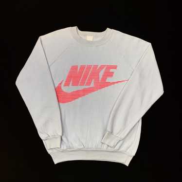 Nike × Vintage vintage Nike Pink Large Spellout L… - image 1