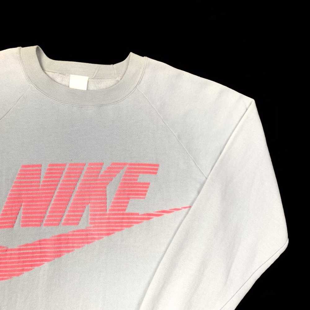 Nike × Vintage vintage Nike Pink Large Spellout L… - image 2