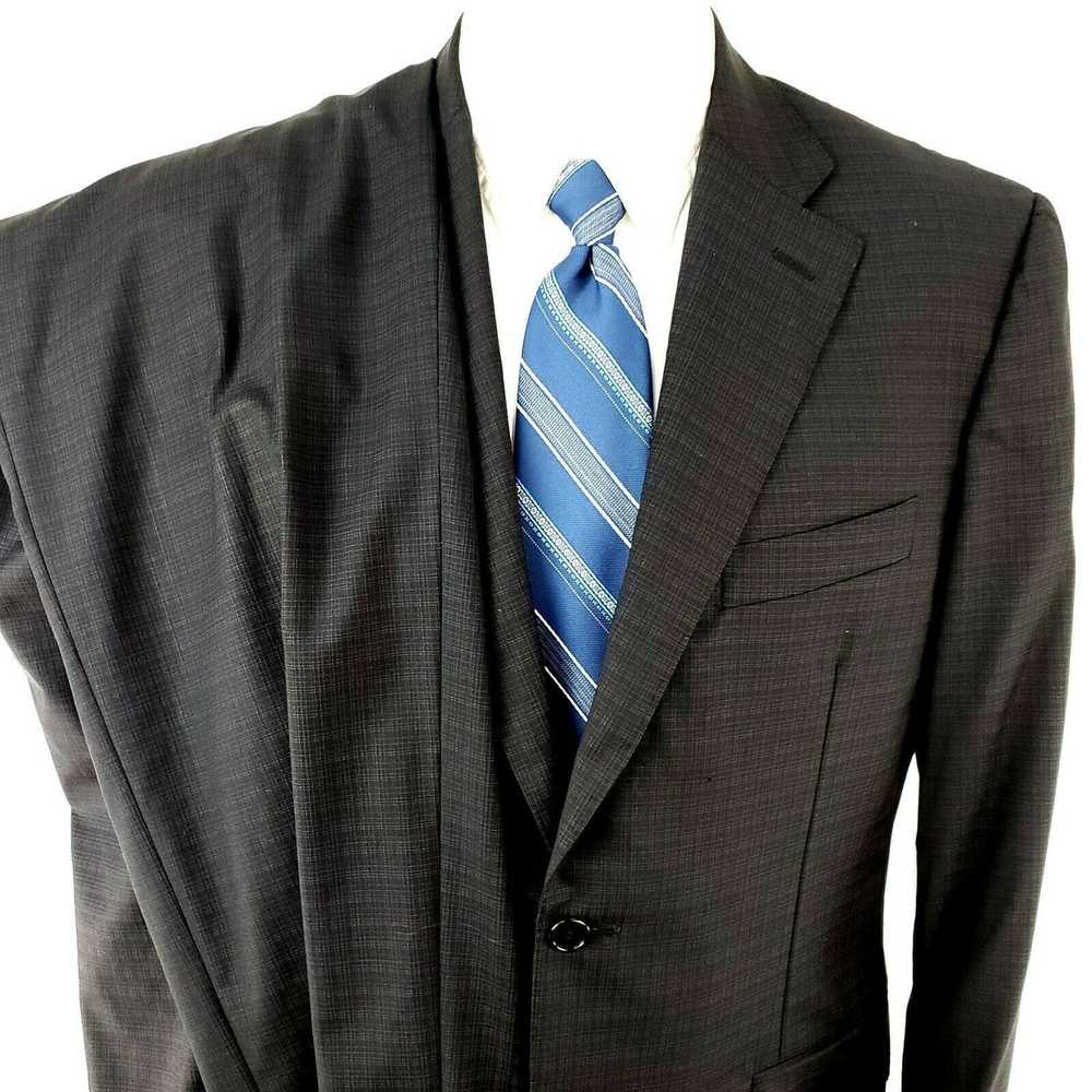 Canali Canali Wool 2 Button 2 Piece Suit 38R Gray… - image 1