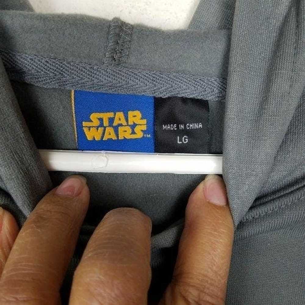 Star Wars Star Wars Gray Imprinted Hoodie Sweatsh… - image 2