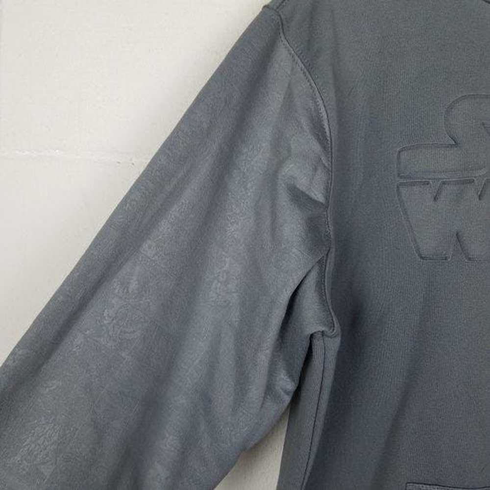 Star Wars Star Wars Gray Imprinted Hoodie Sweatsh… - image 8