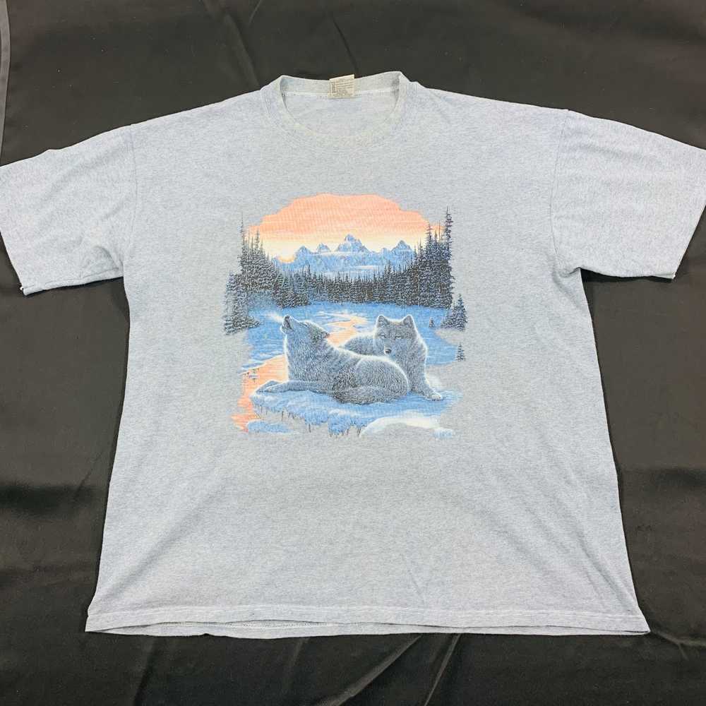 Other × Vintage Vtg 90s Howling Wolf Mountain Ran… - image 2
