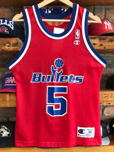 Vintage Champion Washington Bullets Juwan Howard J