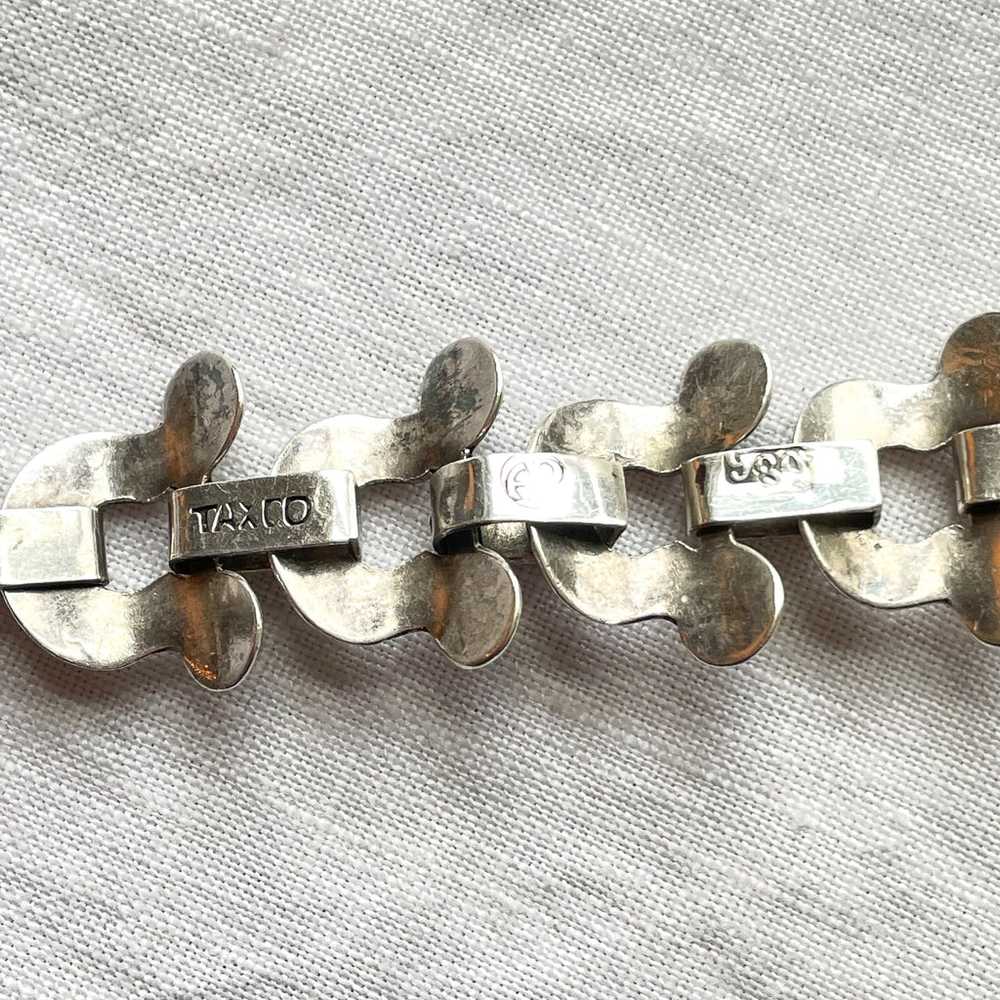 Vintage Antonio Pineda 980 Silver/Copper Bracelet… - image 6