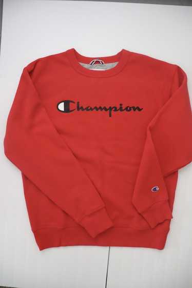 Champion Red Champion Fleece Sweatshirt