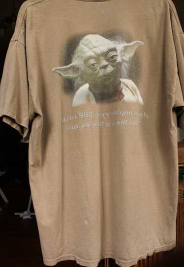 Star Wars Vintage Star Wars Yoda tshirt double sid