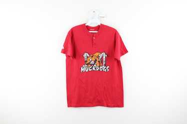 VTG 80s Louisville Redbirds MILB Baseball Red Short Sleeve T-Shirt Size M