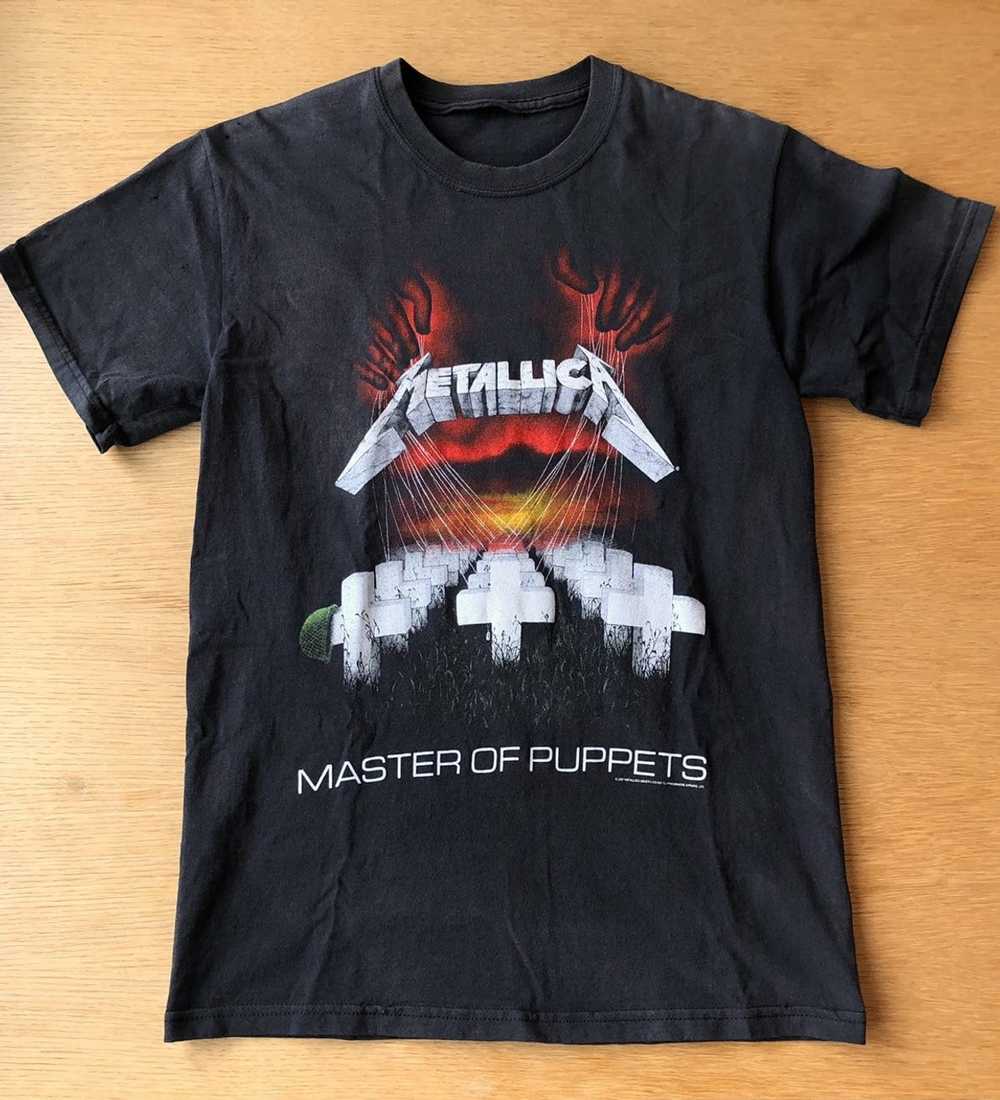 Metallica × Rock T Shirt × Vintage Faded «Master … - image 1