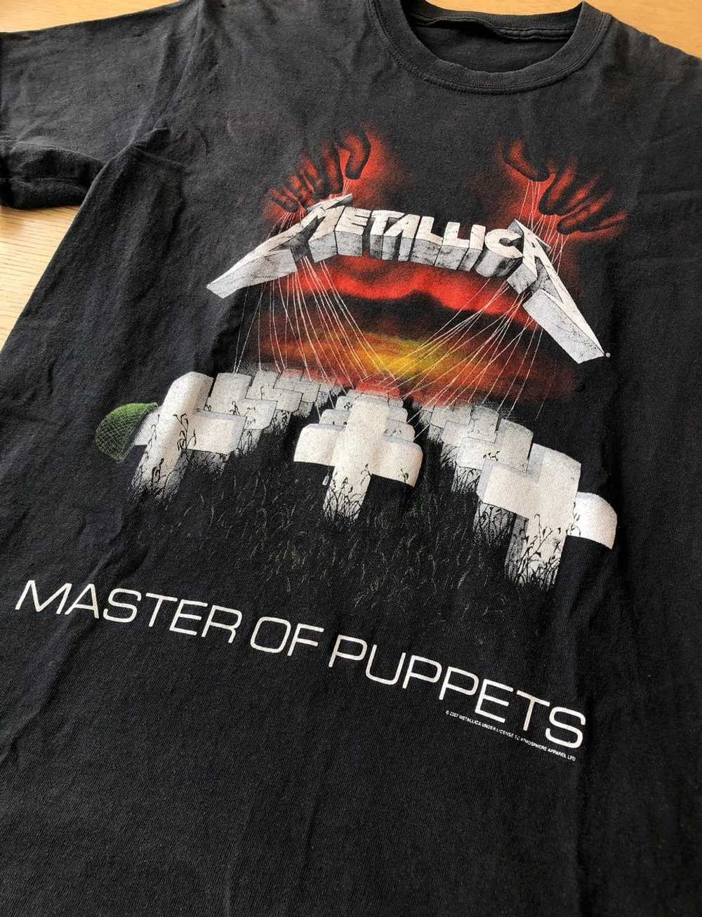 Metallica × Rock T Shirt × Vintage Faded «Master … - image 3