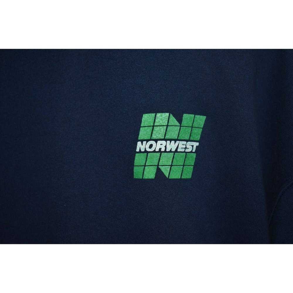 Fruit Of The Loom Vintage Norwest Bank Sweatshirt… - image 2