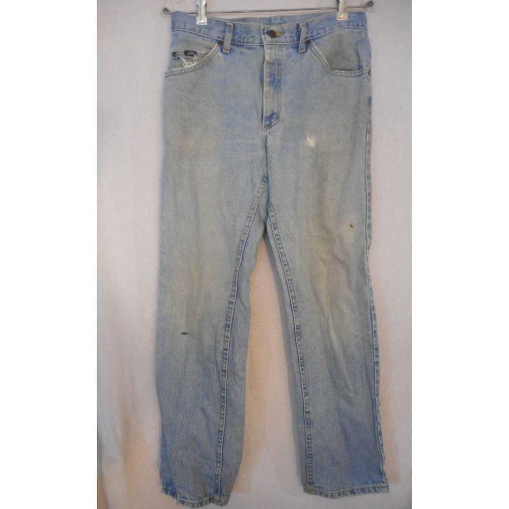 Lee Vintage Lee Jeans flat front denim jeans 1980… - image 1