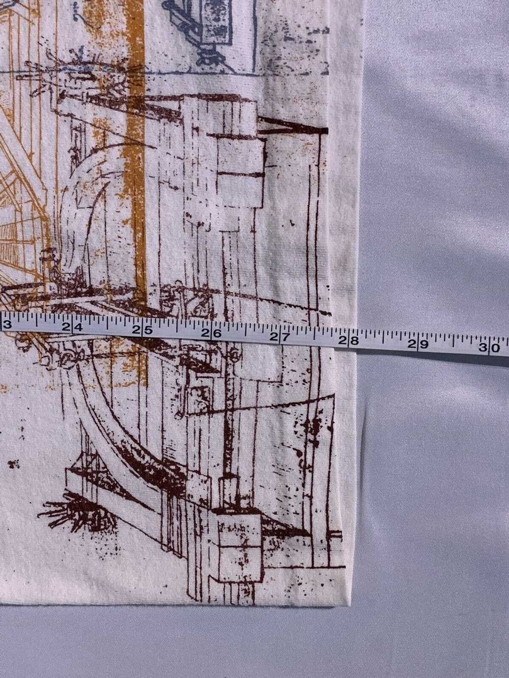 Other Leonardo Da All Over Print Vintage T-shirt … - image 5