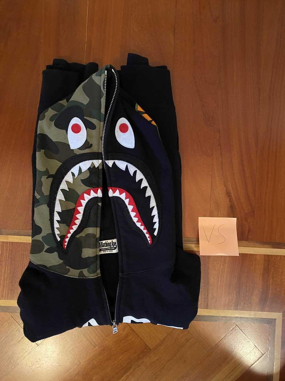 BAPE Digital Shark Full Zip Hoodie 'Black