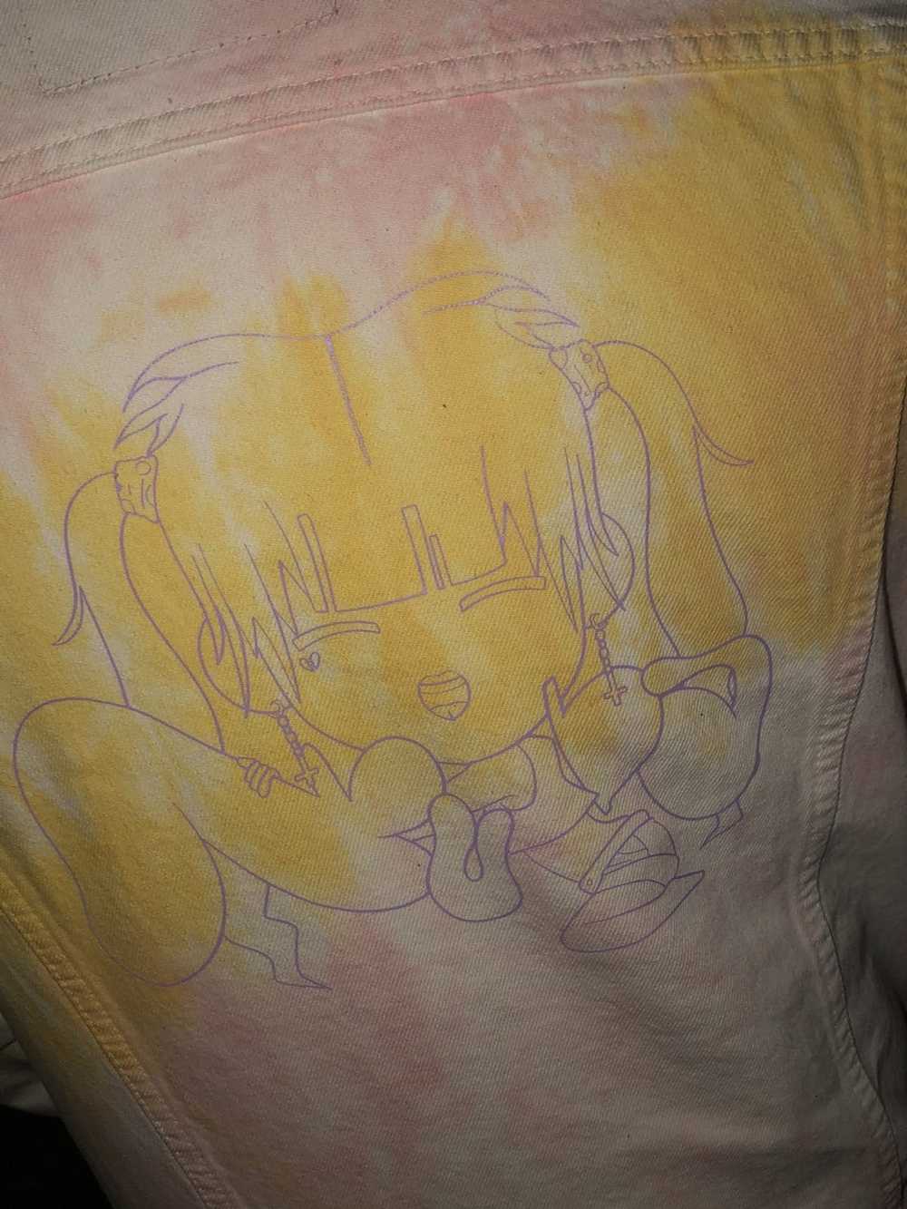 Custom × Streetwear Satan anime girl levis denim … - image 2